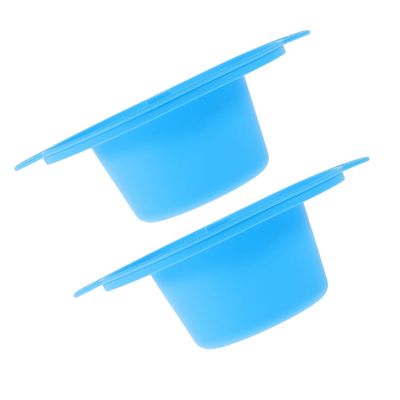 Beaupretty 2pcs Silicone Wax Bowl for Hair Removal Wax Pot Insert Collars Replacement Liner for Hot Machine