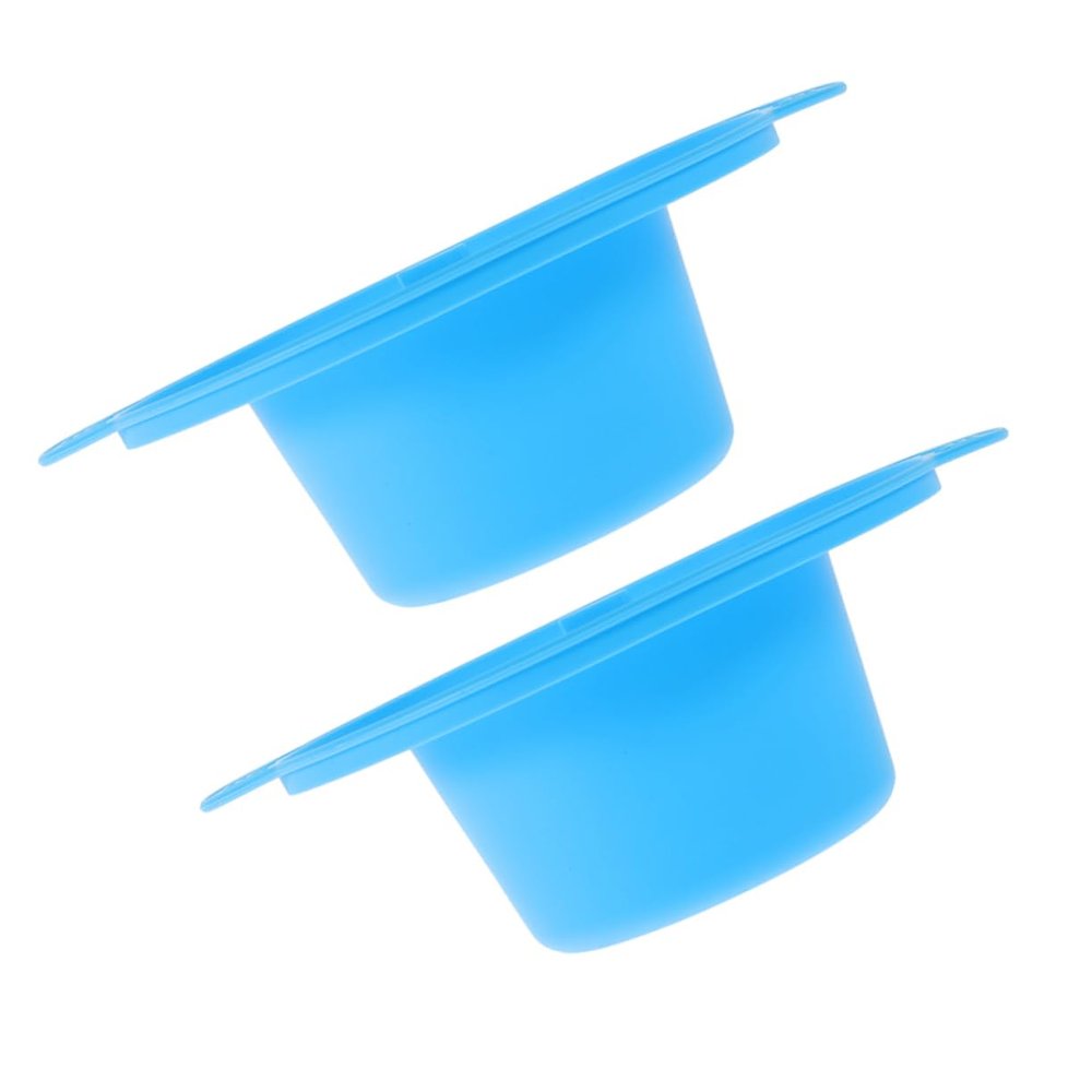 Beaupretty 2pcs Silicone Wax Bowl for Hair Removal Wax Pot Insert Collars Replacement Liner for Hot Machine