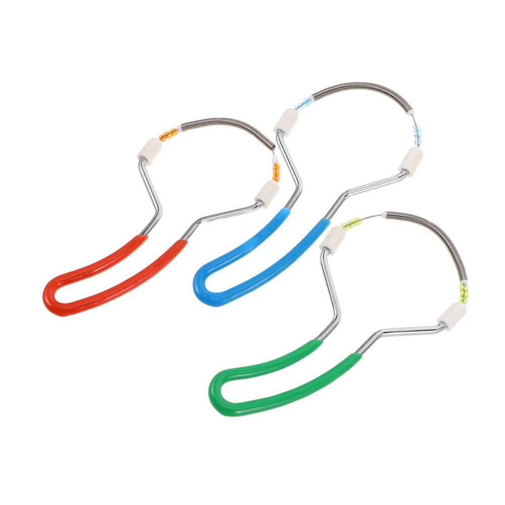 FOMIYES 3pcs Portable Facial Hair Removers for Women Manual Spring Epilator Tool for Removal Lips Chin and Cheeks Travel Beauty Accessory