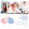 BIUDECO 3Pcs Absorbent Hair Drying Towel Soft Coral Fleece Hair Wrap for Fast Drying for Wet Hair Use Bowknot Design for Style and Comfort view 3