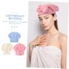 BIUDECO 3Pcs Absorbent Hair Drying Towel Soft Coral Fleece Hair Wrap for Fast Drying for Wet Hair Use Bowknot Design for Style and Comfort view 4