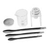 CALLARON Diy Lipstick Making Kit with Silicone Molds Measuring Beakers and Repair Tools Portable Set for Easy Lipstick Restoration and Crafting at Home Travel view 1