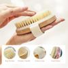 2 Pack Dry Brushing Body Brush for Lymphatic Natural Bristle Exfoliating with Massage Nodes Blood Circulation Improvement view 2