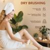 2 Pack Dry Brushing Body Brush for Lymphatic Natural Bristle Exfoliating with Massage Nodes Blood Circulation Improvement view 4