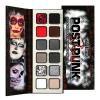 Afflano Goth Makeup Gray Black Eyeshadow Palette, Grunge Smokey Eye Eyeshadow Palette Highly Pigmented, Blendable Chrome Glitter Silver White Grey Dark Red Eye Shadow Palette, Emo SFX Halloween Makeup view 1