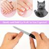 6Pcs Colorful Metal Nail Files for Natural Nails, Grit Fingernail Files with Non-Slip Handle for Women Men Toenails and Fingernails view 4