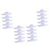 20pcs Boat Shape Self Adhesive Collar Sweat Pads for Commuters view 1