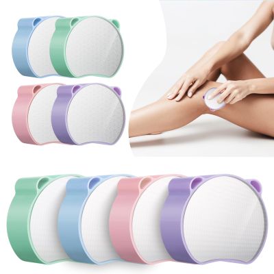 Magic Crystal Hair Eraser, Suitable for Men and Women Painless Exfoliating Crystal Hair Removal Tool, Magic Crystal Hair Remover for Legs and Back of Arms (Green)