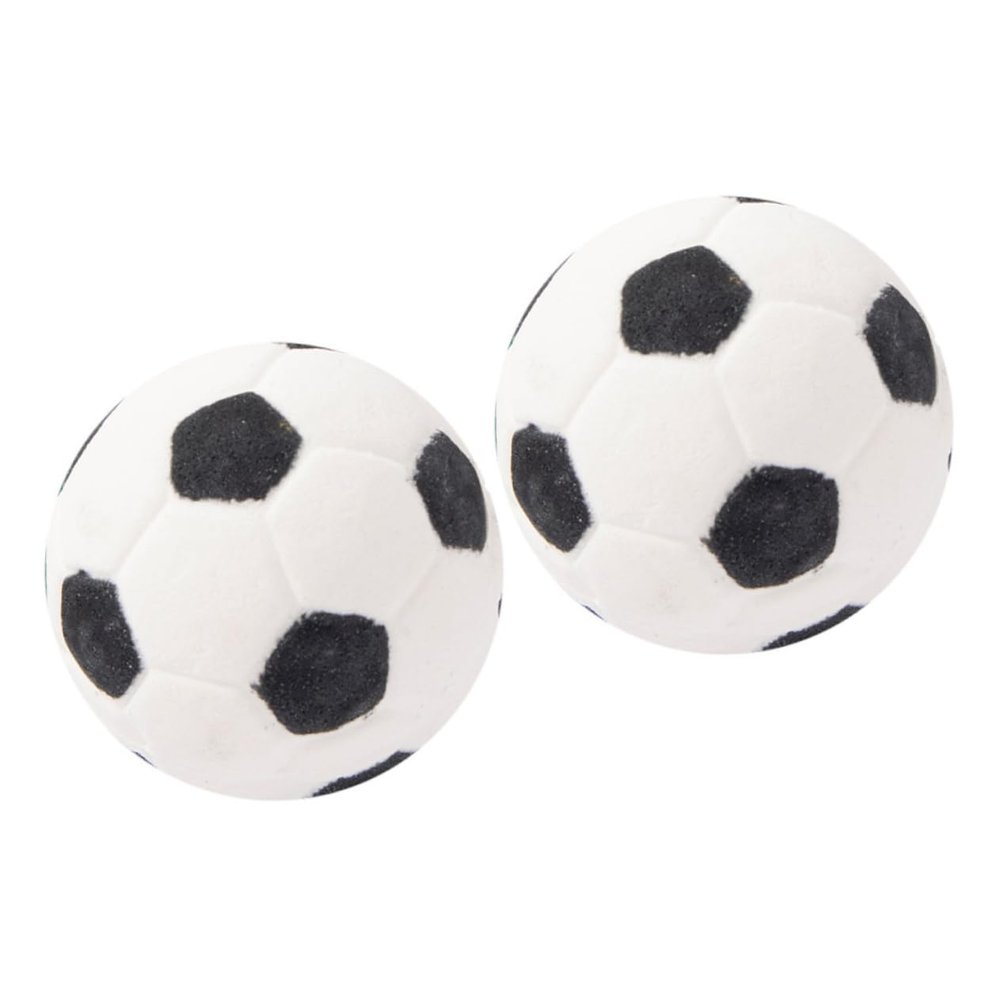 2pcs Cute Football Shape Natural Bath Salt Bubble Bath Balls for Relaxation Exfoliating Skin Care Moisturizing Bathing Salt Portable for Travel