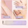 2 in 1 Bikini Trimmer for Women: Rechargeable Dual Head Electric Hair Trimmer for Legs, Underarm & Bikini Area (Gradient Purple) view 3