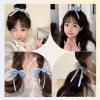 1 Pair Blue Hair Bow Clips for Women Girls Lace Bowknot Hair Clip for Girls Bow Hair Barrette for Thin Thick Hair Accessories for Dress Party Prom view 3