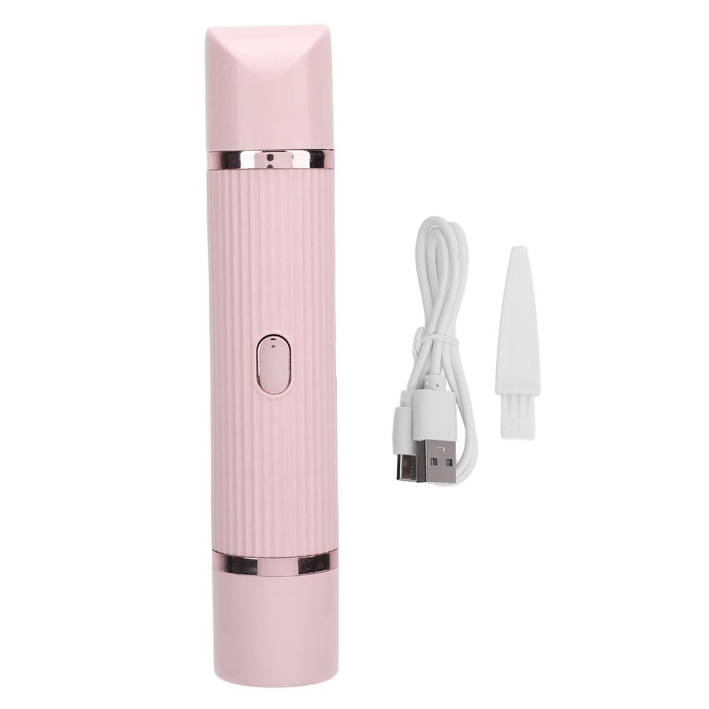Dual Head Lady Trimmer: Electric Bikini Trimmer for Women, Full Body Hair Clipper for Underarm, Leg & Hand (Pink)