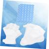 1 Set Disposable Plastic Gloves Foot Covers Foot Care Tool for Stickers view 2