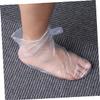 1 Set Disposable Plastic Gloves Foot Covers Foot Care Tool for Stickers view 3
