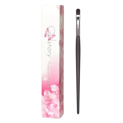 1pc Hand Crafted Makeup Brushes Soft Saikoho Goat Hair Powder Blush Eye Shadow Blending Concealer Brush Ebony Wood Handle Professional Make Up Brushes (D083)