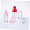 10-Pack Lip Gloss DIY Tubes Empty Lip Balm Bottles for Travel Plastic Containers Screw Caps for Crafting and Makeup view 2