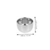 HAKIDZEL Stainless Steel Shaving Bowl Lid Large Metal Shave Cup for Men Portable Shaving Mug and Brush for Home or Travel view 3