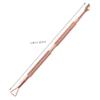 BIUDECO 2Pcs Rose Gold Stainless Steel Cuticle Pusher Set Dual-Ended Nail Tools for Dead Skin Removal Professional Nail Art Supplies for Manicure and Pedicure view 2