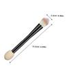 BIUDECO Dual Ended Makeup Brush with Blending Sponge for Foundation Concealer and Powder Application Sturdy Handle Easy to Carry for Professional and Home Use view 2