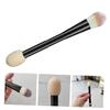 BIUDECO Dual Ended Makeup Brush with Blending Sponge for Foundation Concealer and Powder Application Sturdy Handle Easy to Carry for Professional and Home Use view 3