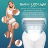 Hatteker Women's Electric Shaver Bikini Trimmer Hair Trimmer for Women Electric Razor for Legs Bikini Underarm Public Hairs Led Display IPX7 Waterproof Gift for Women (Blue) view 4