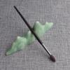 1pc Hand Crafted Makeup Brushes Soft Saikoho Goat Hair Powder Blush Eye Shadow Blending Concealer Brush Ebony Wood Handle Professional Make Up Brushes (D069) view 3