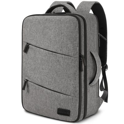 AUROTIER Barber Bag with Insulated Pocket, Portable Backpack for Clippers and Supplies, Travel Hairstylist Smart Bag with USB Charging Port, Water-resistant, Grey