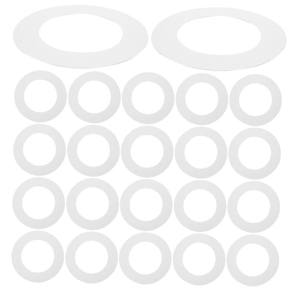 50pcs Wax Warmer Paper Rings for Hair Removal Protective Mats for Waxing Machines Easy to Use Waxing Supplies Prevent Spills and Keep Wax Heater Clean