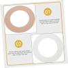 50pcs Wax Warmer Paper Rings for Hair Removal Protective Mats for Waxing Machines Easy to Use Waxing Supplies Prevent Spills and Keep Wax Heater Clean view 2