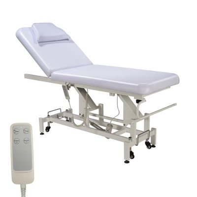 FigaroAct Professional Electric Massage Table, Esthetician Treatment Bed for Spa, Beauty, Therapy All Purpose Massage Bed Medical Examination (White)