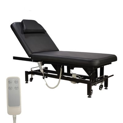 FigaroAct Professional Electric Massage Table, Esthetician Treatment Bed for Spa, Beauty, Therapy All Purpose Massage Bed Medical Examination (Black)