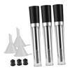 3Pcs Empty Mascara Tube with Funnels Rubber Inserts for Oil Easy Application Eyelash Wand Container for Travel and Home Use view 1