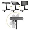 Ciemiestar Tattoo Armrest Stand with Hydraulic Pneumatic Lifting, 27.56"x15.75" Working Area PU Leather and Soft Sponge Pad, Workbench Stand with Wheels for Tattoo Studio,Beauty Studio view 4