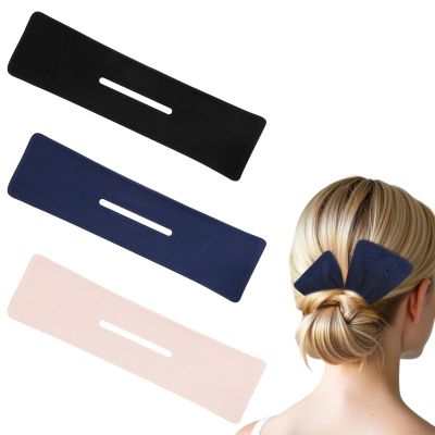 3Pcs Deft Hair Bun Maker for Thick, Hair Buns Makers Flexible Donut Twister French Curl Hairs Clips French Twist Accessories for Women and Girls Long Thick Tousle