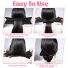 3Pcs Deft Hair Bun Maker for Thick, Hair Buns Makers Flexible Donut Twister French Curl Hairs Clips French Twist Accessories for Women and Girls Long Thick Tousle view 3
