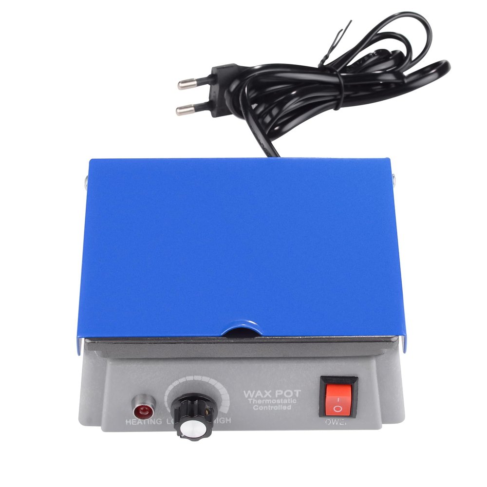 3-Well Analog Dental Wax Dipping Pot with Temperature Control JT-15 Lab Melter Equipment.