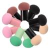 ASAKKURA 10Pcs Mushroom Shape Makeup Sponge Puff Wet and Dry Application Beauty Tool with Handle Skin Friendly Durable for Makeup Finish view 1