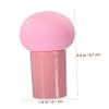 ASAKKURA 10Pcs Mushroom Shape Makeup Sponge Puff Wet and Dry Application Beauty Tool with Handle Skin Friendly Durable for Makeup Finish view 2