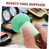 ASAKKURA 10Pcs Mushroom Shape Makeup Sponge Puff Wet and Dry Application Beauty Tool with Handle Skin Friendly Durable for Makeup Finish view 4