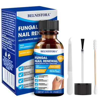 Multi-Purpose Nail Repair for Discolored and Damaged Nails, Toenail Treatment Extra Strength, Nail Treatment Renewal Set for Nails Care, Nail Solution Foot Treatment for Men and Women