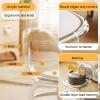Acrylic Stool with Wheels, Pulley Stool and Backrest Heavy-Duty Pulley Wheels, 360Swivel Ergonomic with PU seat Cushion with Durable Cushioned Design for Home Garage Library (Color*14) view 3
