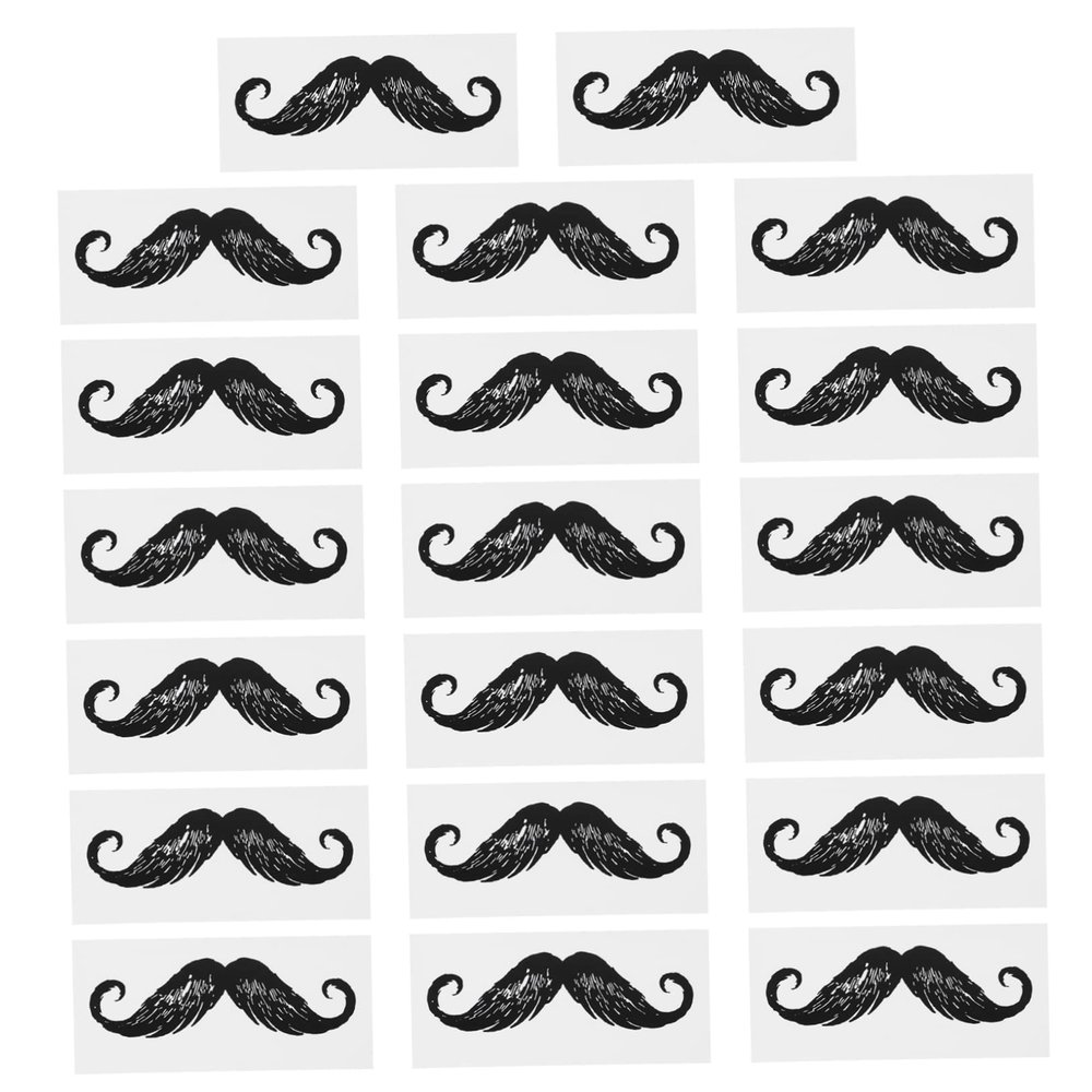 20Pcs Nose Depilation Stickers Protective Beard Styling Waxing Tools for Safe Hair Removal Comfortable Application for Men and Women DIY Beard Design