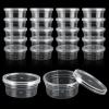150 Pack 4oz Slime Containers with Lids, Small Plastic Storage Containers for Slime, Bead, Foam Ball, DIY Craft Making view 1