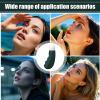 Black Head Removal  Deep Pore Scrubber, Nose Blackhead Eliminator | Cleansing Brush with Extractor Handle, Facial Skin Tool Set for Makeup Pouch, Gym Shower Routine, Bathroom Mirror view 3