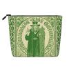 GDSHJKLW Linen Makeup Bag For Women, Waterproof Travel Cosmetic Organizer Lightweight Zipper Travel Toiletry Bag Organizer Irish Blessing St Patrick'S Day Makeup Brushes Storage Bag view 1