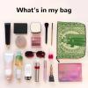 GDSHJKLW Linen Makeup Bag For Women, Waterproof Travel Cosmetic Organizer Lightweight Zipper Travel Toiletry Bag Organizer Irish Blessing St Patrick'S Day Makeup Brushes Storage Bag view 3