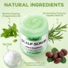 Rosemary Scalp Exfoliator & Clarifying Shampoo Scalp Scrub - 3-in-1 Scalp Treatment with Mint Oil Hair Treatment to Clarify and Remove Build Up - Silicone Scalp Massager Rosemary Oil for Hair Growth view 2