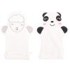 COLLBATH 2Pcs Cartoon Bathing Gloves for Exfoliating Body Wash Mitts Animal Design Bath Accessories Panda Sheep Lightweight Reusable Skin Cleaning Scrubber view 1