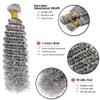 Grey Bundles Water Wave Bundles Human Hair 26 28 30 Inch Unprocessed Brazilian Virgin Weave Hairs Gray 3 Bundle 50 Gram Per Bundle Human Hair Extensions view 2