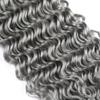 Grey Bundles Water Wave Bundles Human Hair 26 28 30 Inch Unprocessed Brazilian Virgin Weave Hairs Gray 3 Bundle 50 Gram Per Bundle Human Hair Extensions view 3